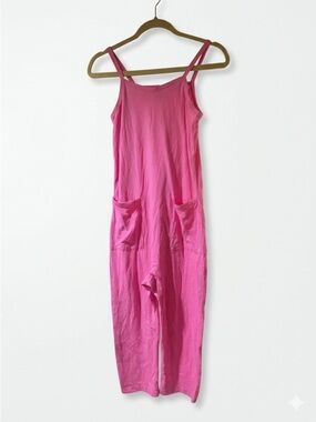 Cato Girls Pink Sleeveless One-Piece Bodysuit Jumpsuit